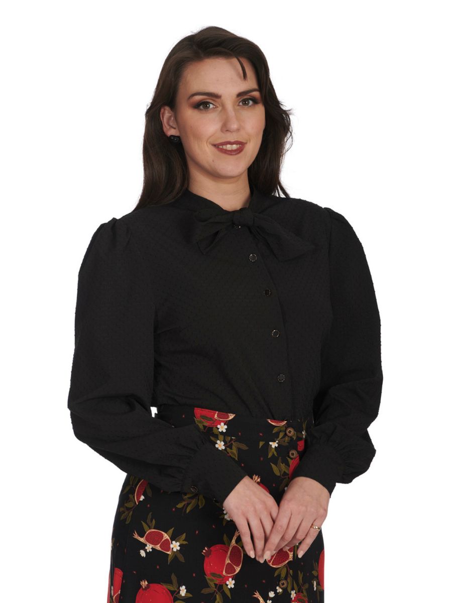 SPOT TEXTURE BLOUSE