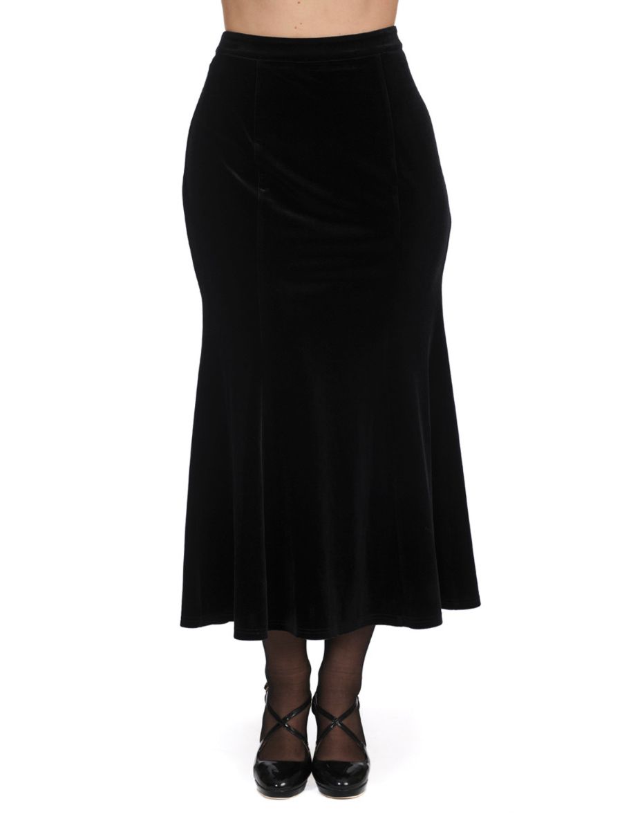 BETTY ROCK PEPLUM PENCIL SKIRT