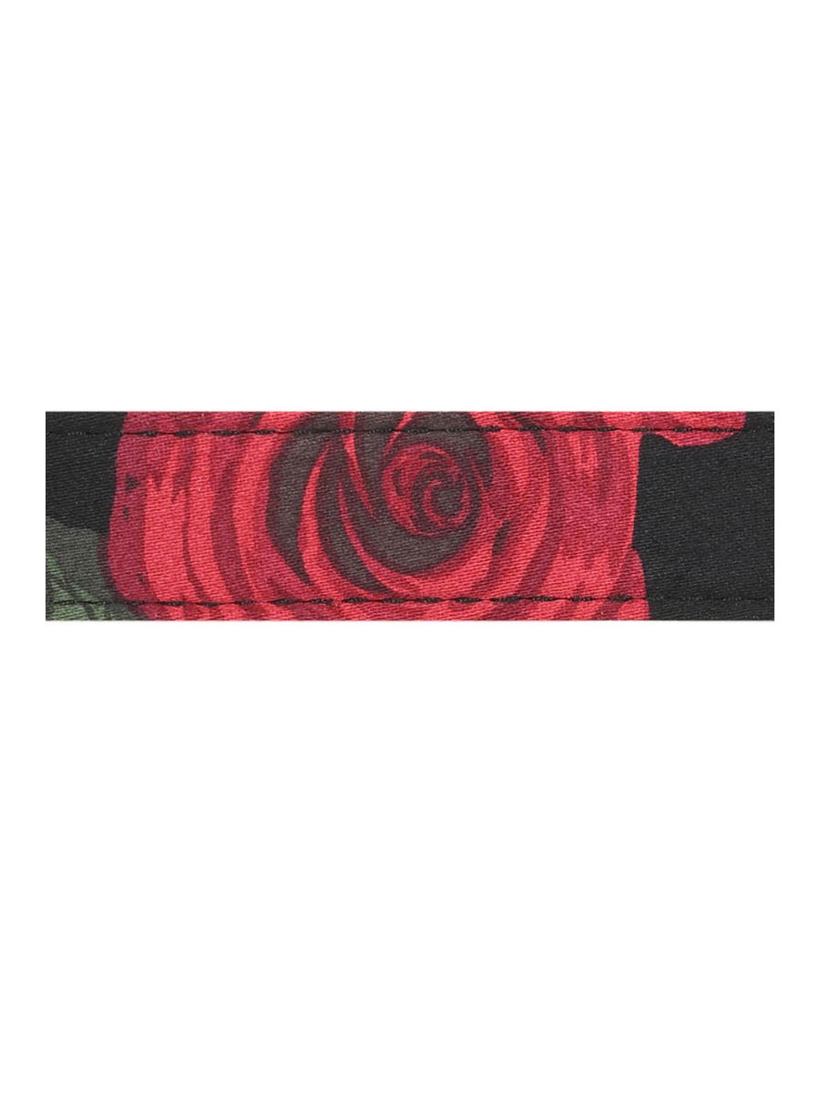 Banned Millie Rose Garden Circle Skirt - Retro Style Floral Swing Skirt with Belt-Black