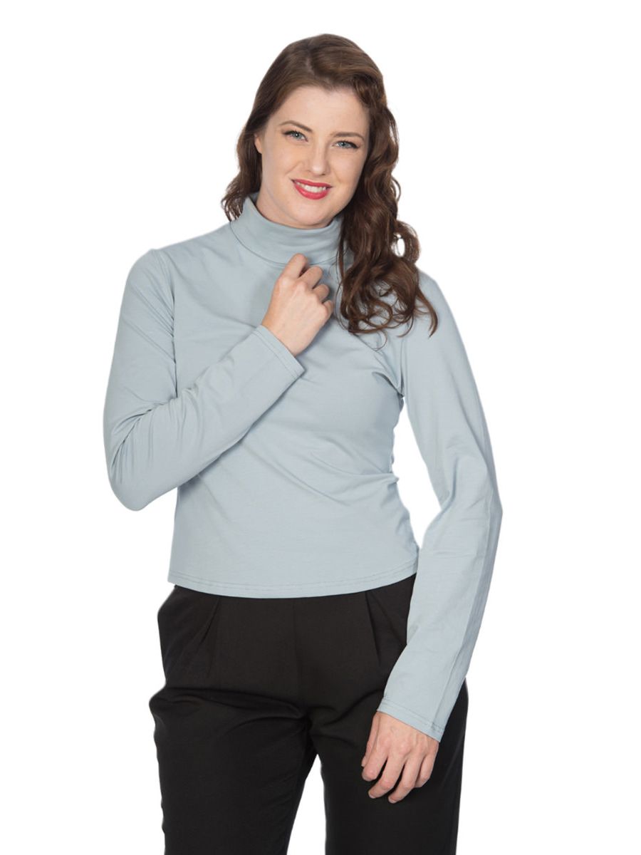 JERSEY TURTLE NECK TOP