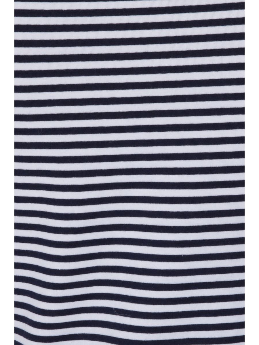 Banned Retro 1950's Stripe Nautical Boat Neck Vintage Dorothy Top Navy