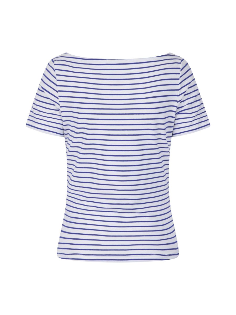 Banned Retro 1950's Italy Sail Nautical Rockabilly Stripe Vintage Dorothy Top