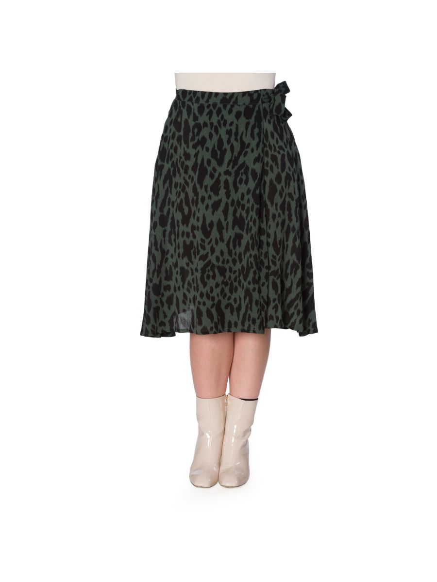 NEW YORK LOFT LEOPARD SKIRT