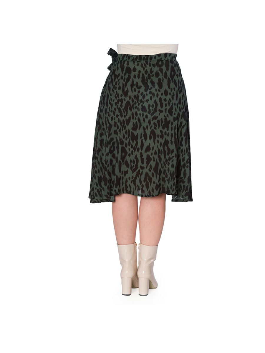 NEW YORK LOFT LEOPARD SKIRT