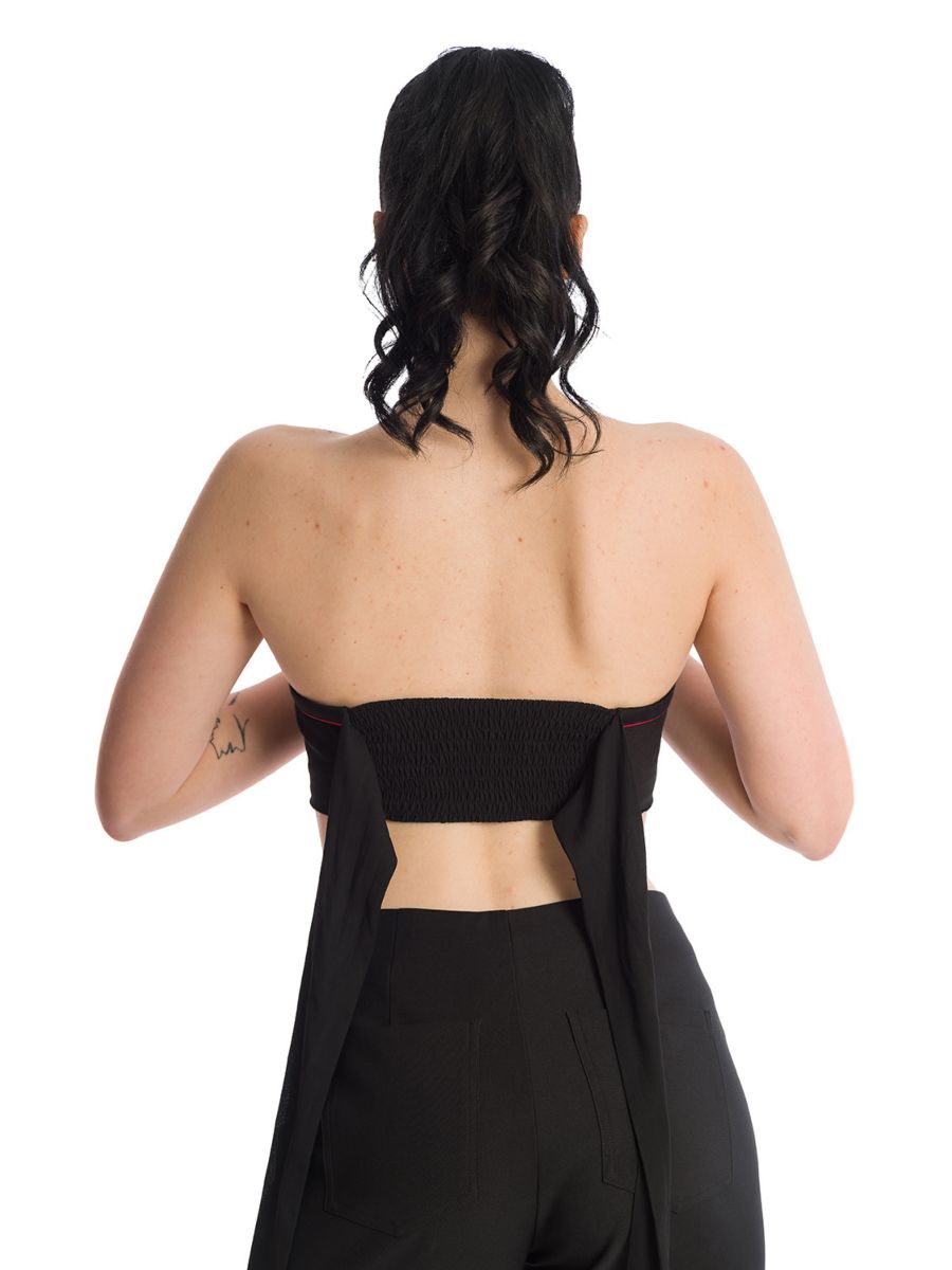 Banned Retro Pick Me Cherry Skull Rockabilly Tube Top