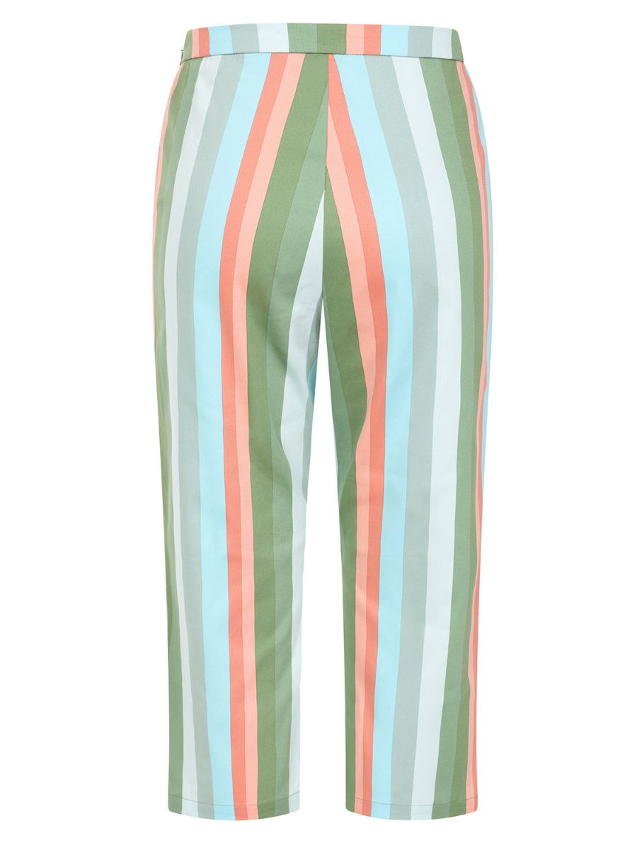 Esme Lollipop stripes capri Multicolor