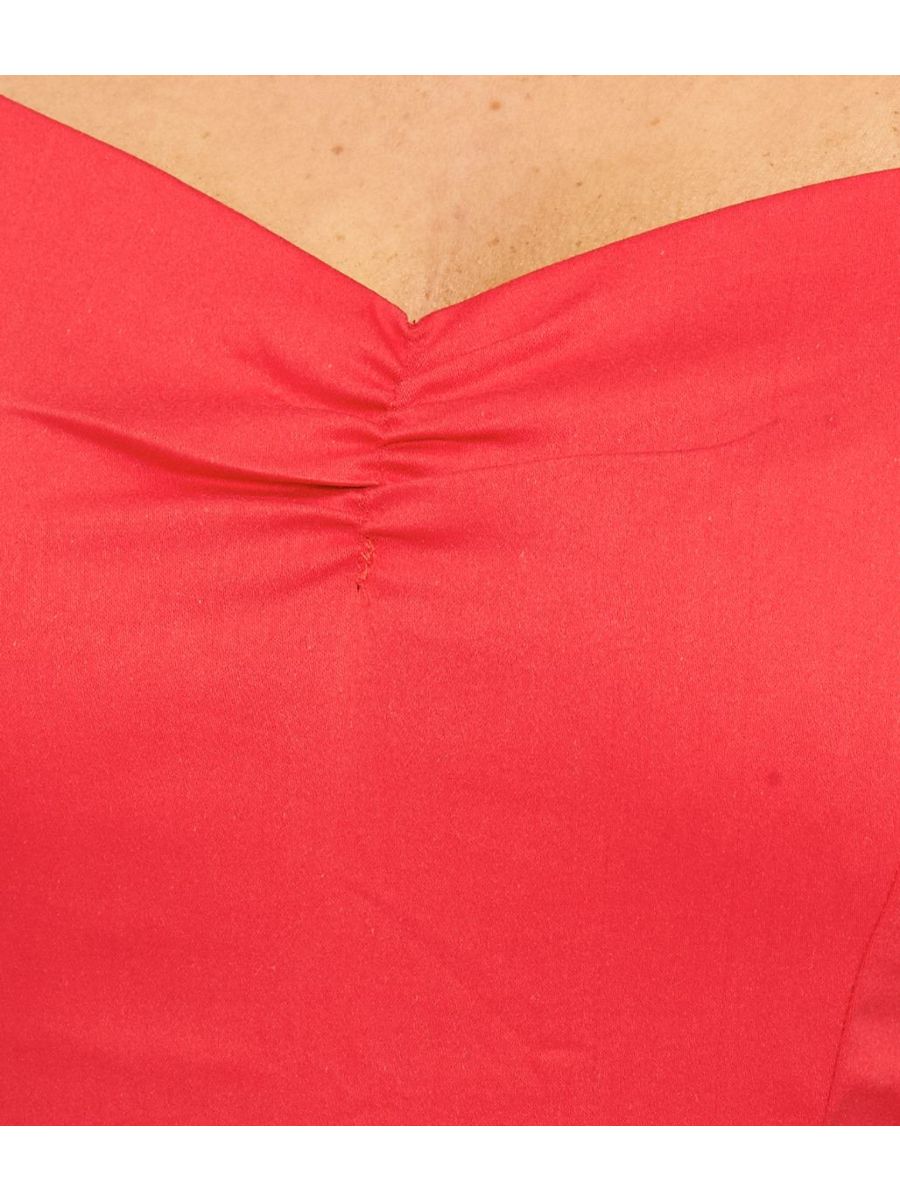 Banned Retro Winnie Off Shoulder Vintage Top Red